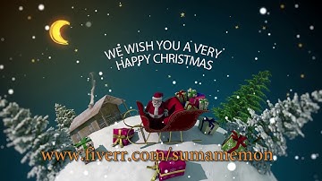 After Effect Template For Free - YouTube Christmas Video logo