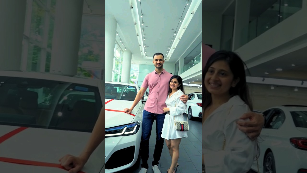 BMW 5 Series M Sport 50 Jahre Edition delivery on her birthday 😍 #bmw #msport #luxarycars #hardwork