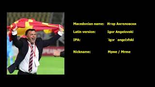 Igor Angelovski Pronunciation