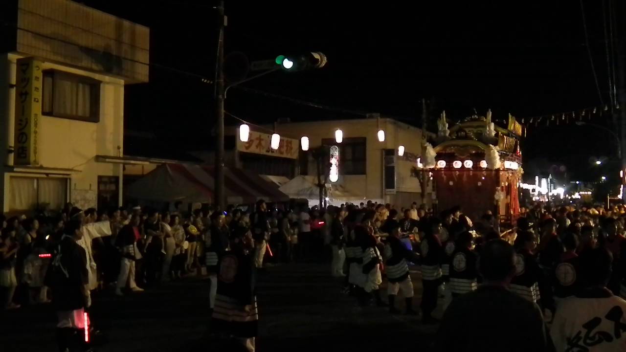 20160723中津祇園朝車 　祇園車競演　上祗園　殿町踊車　その２