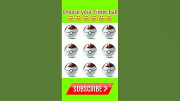 Choose your Timer ball #pokemon #ash #youtubeshorts #short #viral #shorts
