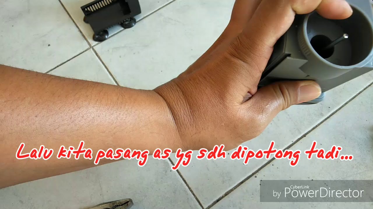 cara memperbaiki pompa air Atman AT-104 