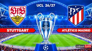 VfB Stuttgart Vs Atlético Madrid - UEFA Champions League 26/27  Match | Simulation PES 21