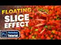 Photoshop Floating Fruit Slice Effect Tutorial | Strawberry Slice Effect in Photoshop #photoshop