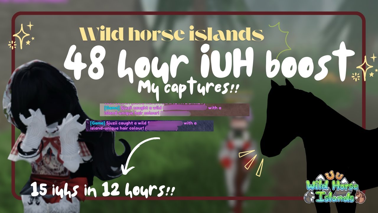 48-часовой iuh boost — мои уловы! 🌿✨ Всего 16 iuh?! | Острова диких лошадей