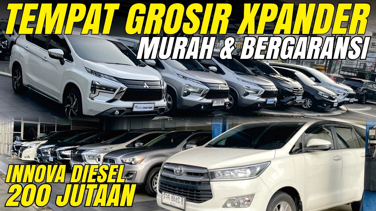 INNOVA REBORN DIESEL 200 JUTAAN! XPANDER BEKAS BUANYAK FREE SERVICE SELAMANYA SIAP GASS TANPA WASWAS