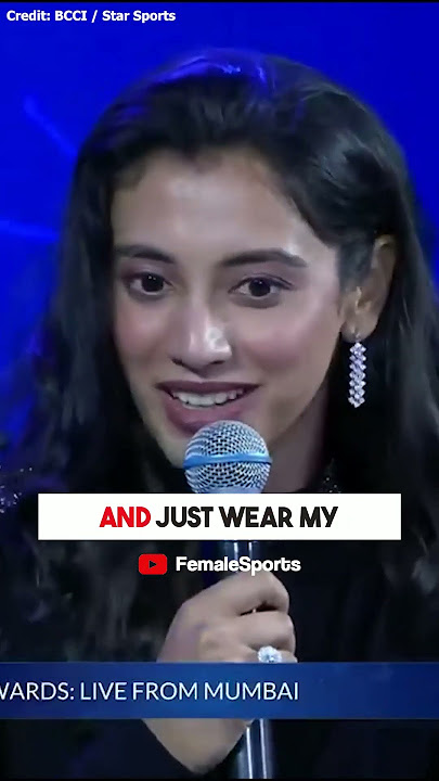 Smriti Mandhana Reveals Her Style Icon 👗 | Cricket Meets Fashion! #smritimandhana #cute #beautiful