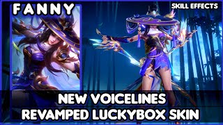 FANNY REVAMP LUCKYBOX SKIN VOICELINES WITH SKILL EFFECTS ~