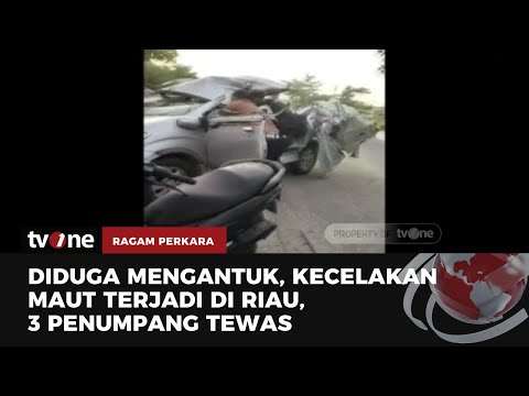 Detik-detik Kecelakaan Maut Terekam CCTV, Tiga Orang Tewas | Ragam Perkara tvOne