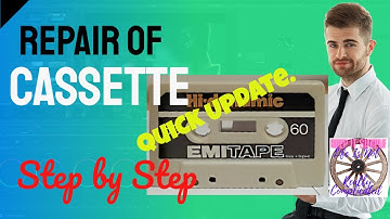 How to repair your Cassette Tape Felt Pads