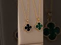 #CloverNecklace #FourLeafClover #GreenClover #RedClover #BlackClover #TitaniumSteel