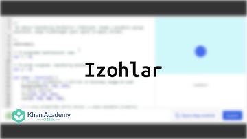 Izohlar | JavaScript asoslari: chizish va animatsiya | Dasturlash