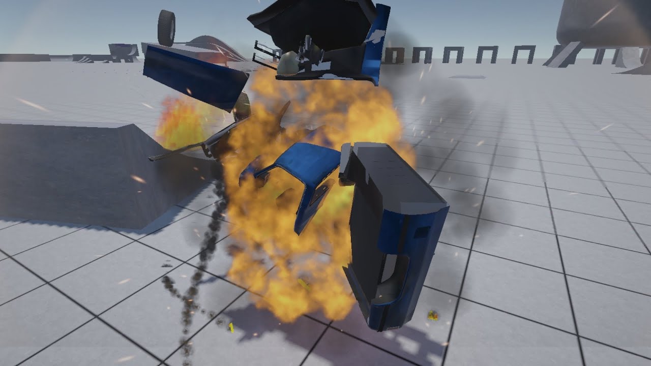 cindy car drive || high speed car crashes #1