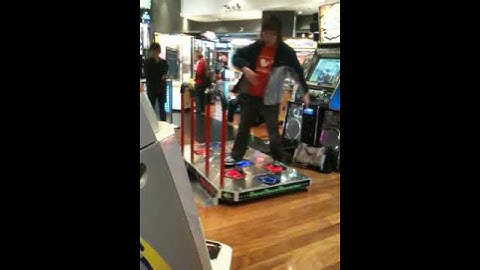Funny DDR man dancing