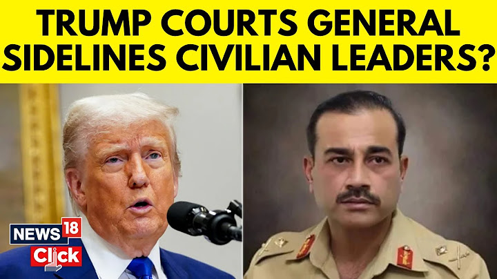 Trump Hosts Pakistani Army Chief, Disagrees With India Over India-Pakistan War Mediation | N18G