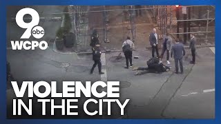Video shows recent Cincinnati violence, but are crimes actually on the rise?