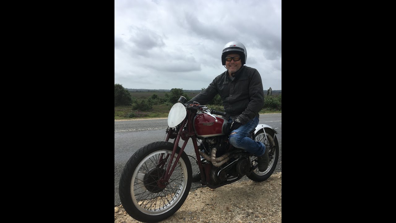 1938 Triumph Speed Twin start up and road trip