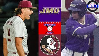 James Madison vs #9 Florida State Highlights | 2025 College Baseball Highlights