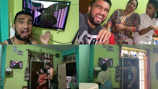 Tv Thod Dia Prank On Mom Mom Funny Reaction Ever Must Watch