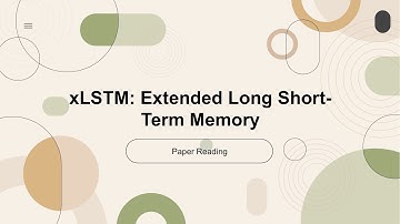 [2024 Best AI Paper] xLSTM: Extended Long Short-Term Memory