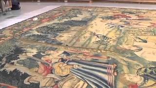 Gardner Museum Cleans 16th-Century Flemish Tapestries