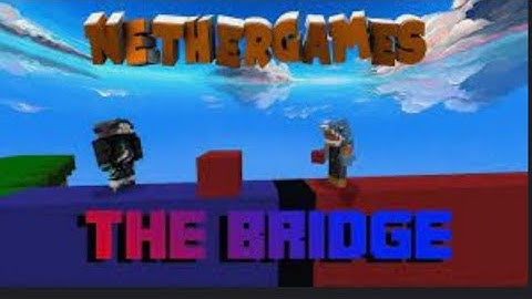 Playing The Bridge DUELS On NetherGames Network. (I ACTULLY GOT A FAN)