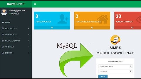 Sistem Informasi Rumah Sakit Modul Rawat Inap PHP MySQLi Lengkap Source Code