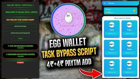 Egg Wallet App Coin Adder Script | Egg Wallet App Refer Script | Egg Wallet App Coin Hack Egg Wallet