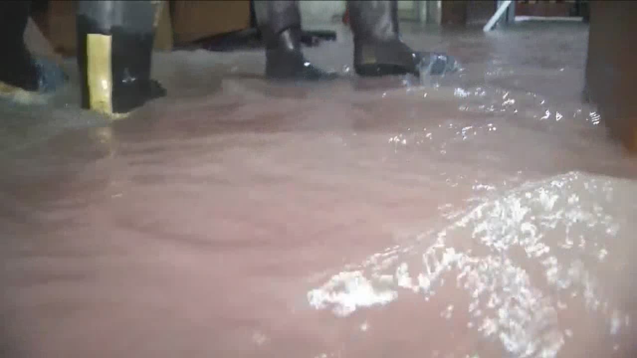 Massive basement flooding in Southern Tier