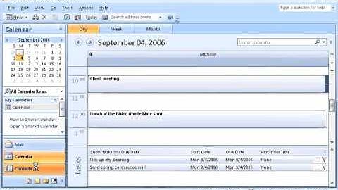 microsoft outlook 2007 basic tutorial training video in english