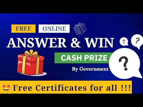 Free Online Quiz Competition 🤩 || Chance to win Cash Prize|| Online