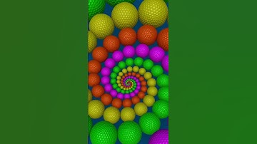 Golf Ball Spiral Spin Infinite  #satisfyingvideo #shorts