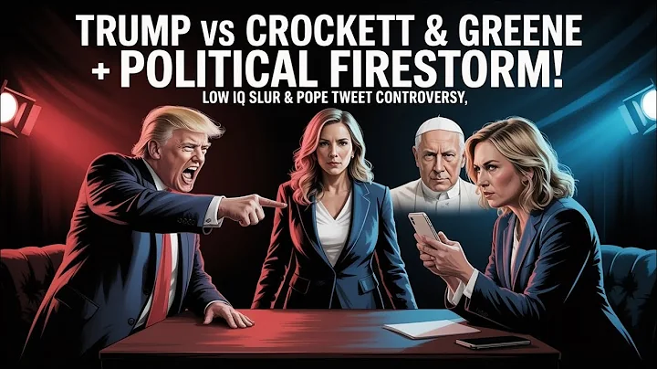 Trump Calls Jasmine Crockett “Low IQ” | Greene’s Pope Tweet Sparks Firestorm