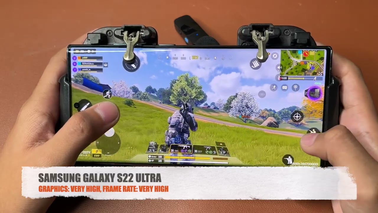 SAMSUNG GALAXY S22 ULTRA Call of Duty Mobile Gameplay Battle 
