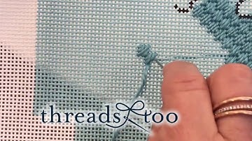 Learn The Diagonal Scotch Needlepoint Stitch with Threads Too