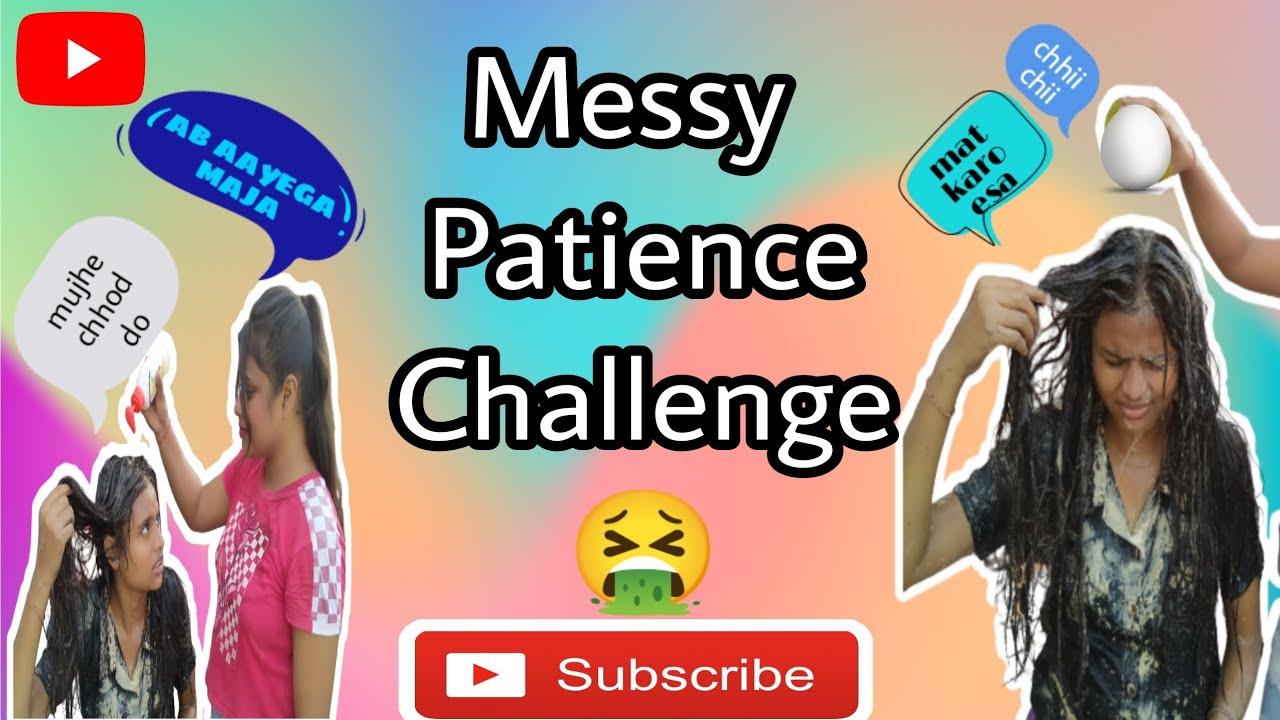 मैसी पेशेंस चैलेंज!! Messy Patience Challenge !! Funniest vedio @Challengergang.