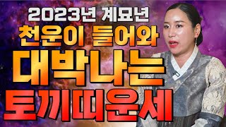 2023년 계묘년 무조건 대박나는 토끼띠운세 축하드립니다누워있어도 돈이 들어오는 토끼띠운세?!  1963년생…