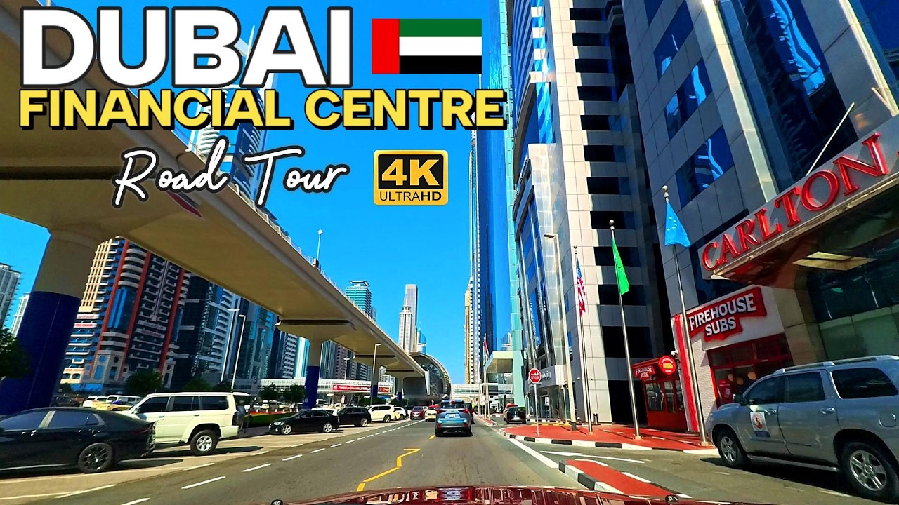 DUBAI FINANCIAL CENTRE TO AL ITTIHAD STREET 🇦🇪 CINEMATIC CITY ROAD TOUR 4K | Downtown Dubai Drive
