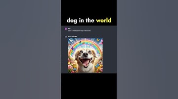 Using Chat GPT to create happy dog #ai #cute #happy #funny #chatgpt #shorts