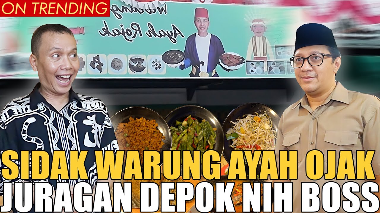 SIDAK WARUNG AYAH OJAK SI JURAGAN DEPOK.. AYU TING2 YANG BANTUIN AYAH BISA SESUKSES INI