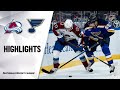 Avalanche @ Blues 4/22/21 | NHL Highlights