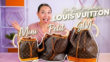 Louis Vuitton Noe Collection! Petit, Mini, & GM Monogram Bucket Bag | Comparison, WIMB, & Review!