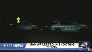 One man arrested in Ashland after firing multiple shots, injuring one