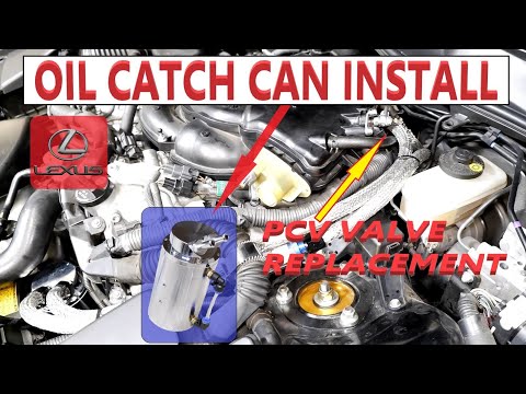 Lexus IS250 IS350 Oil Catch Can Install | Blow-By Carbon Buildup | PCV Valve Replacement