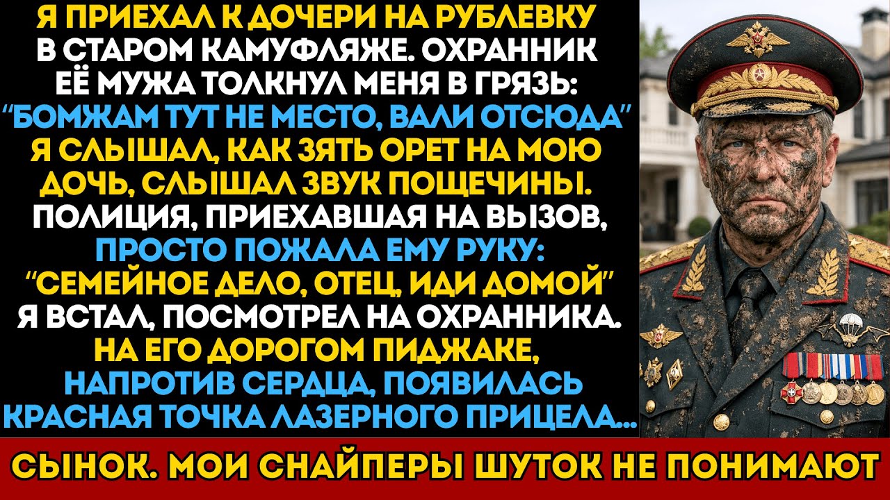 Зять бил мою дочь на Рублёвке. Полиция пожала ему руку. Тогда я встал из грязи...