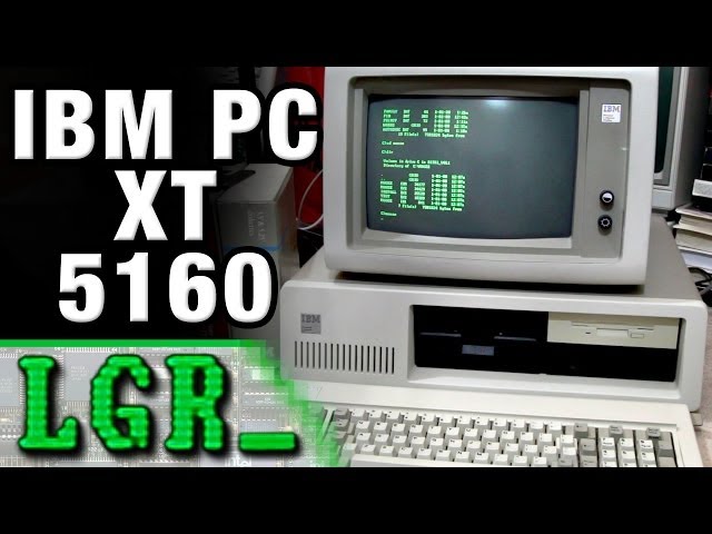 LGR - Looking at the IBM PC XT - YouTube