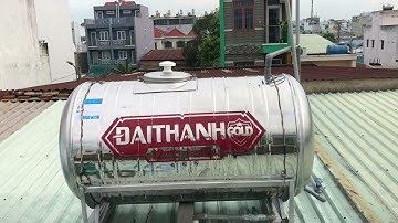 Lắp đặt Bồn nước inox trên mái tôn An toàn, chuyên nghiệp