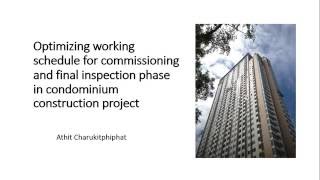 [WebApp] Optimizing working schedule final inspection phase in condominium construction project