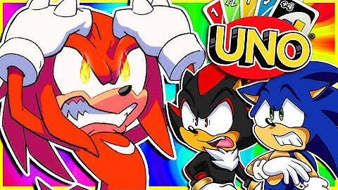 KNUCKLES RAGES!! - Sonic, Shadow, Silver and Knuckles Play UNO!