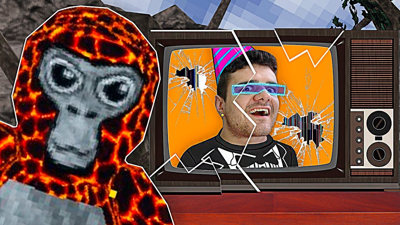 ESTE VÍDEO CUSTOU UMA TV QUEBRADA - Gorilla Tag c/ @bitgamer @VxGameplay @cazum8 @Cotizin e +